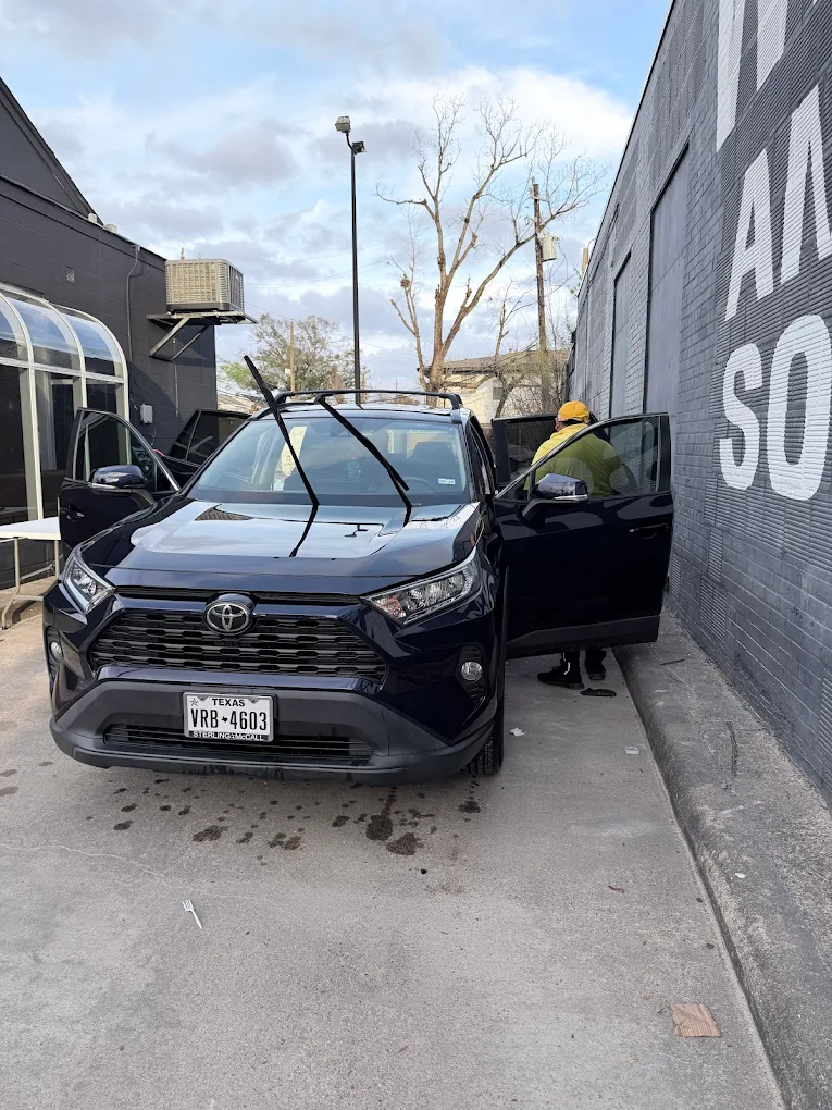 Exterior car wash result